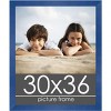 PosterPalooza | Classic Modern Blue Picture Frame - UV Acrylic, Foam Board Backing, Hanging Hardware - 2 of 4