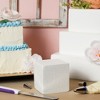Bright Creations 4 Pieces Square Foam Cake Dummy for Decorating and Wedding Display, Craft Supplies (4 Sizes) - 2 of 4