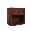 Zeus & Ruta Mid-Century Modern Nightstand with Drawer Storage, Versatile for Bedroom, Living Room, Home Office - 2 of 4