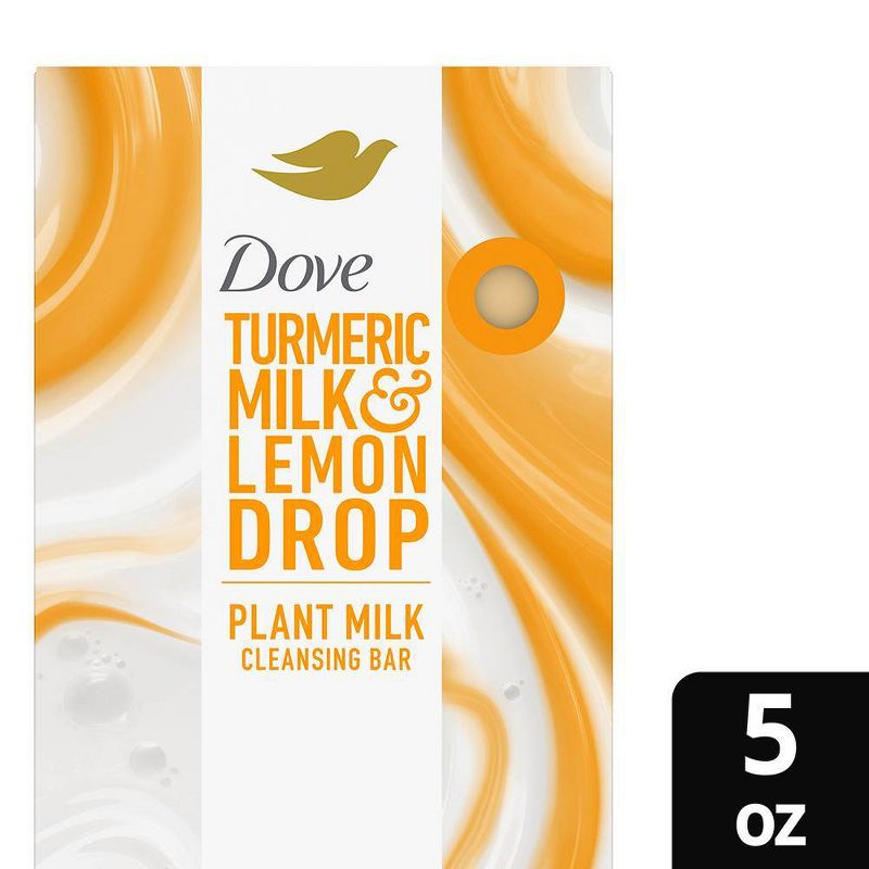 Dove Beauty Plant Based Bar Soap - Turmeric &#38; Lemon - 5oz, 1 of 13