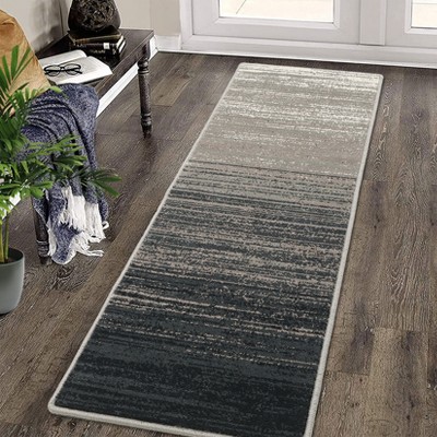 Runner Rug, 2x6 Washable Rugs Runner for Hallway Non-Slip Boho Farmhouse Long Kitchen Rug, Modern Abstract Indoor Carpet for Porch Laundry Entryway