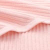 PiccoCasa Luxury 100% Ribbed Absorbent Drying Face Ribbed Cotton Washcloths 2 Pcs - 4 of 4