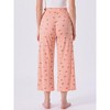 INSPIRE CHIC Women's 2 Pcs Soft Lounge Pajama Pants Casual Trousers Wide Leg Pajama Bottoms - 4 of 4