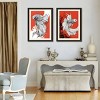 FONTOI Betta Fish Canvas Wall Art 2pcs, Home Wall Decor Living Room, Dining Room Decor Framed Wall Art for Hallway, Red 24"* 32"*1.2" - 4 of 4