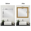 Amanti Art Mirror Makeover Bathroom Mirror Frame Border Kit - Fully Assembled Peel and Stick Frame - Mirror NOT Included - Parlor Trim - 4 of 4
