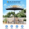 7.5ft Navy Blue Patio Umbrella with Tilt Crank - UV Protection & Waterproof for Outdoor Use - 3 of 4