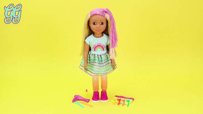 Glitter Girls Brie Poseable 14&#34; Hair Stylist Doll, 2 of 8, play video