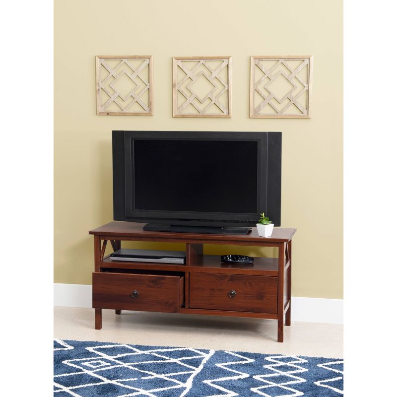 Titian Rustic TV Stand for TVs up to 40" - Linon, 2 of 10