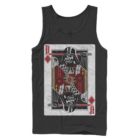 Men's Star Wars Vader In The Cards Tank Top : Target