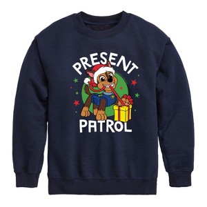 Boys' - Paw Patrol - Present Patrol Graphic Long Sleeve Fleece Sweatshirt - 1 of 4