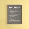 Slickblue Rustic Dog Lover Wall Decor – 10 Funny Dog Rules Sign – Pet Humor Wooden Accent – 9x12 inches, Color Options - 2 of 3