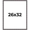 PosterPalooza | Slim Profile Brown Picture Frame - UV Acrylic, Foam Board Backing, Hanging Hardware - 2 of 4
