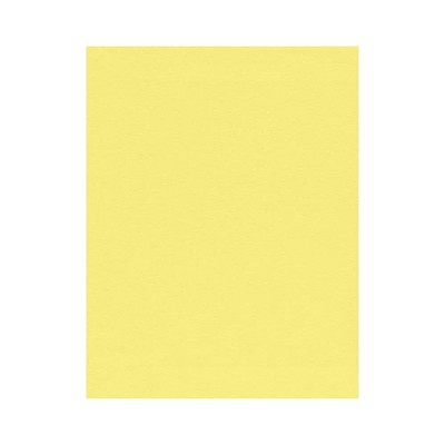 LUX Papers 8.5 x 11 inch Pastel Canary Yellow 81211-P-65-50