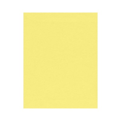 LUX Papers 8.5 x 11 inch Pastel Canary Yellow 81211-P-65-50