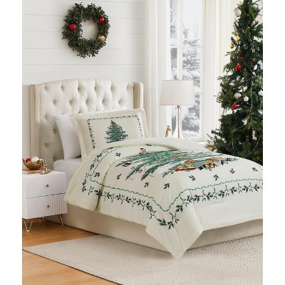 Spode® Christmas Tree Twin Comforter Set
