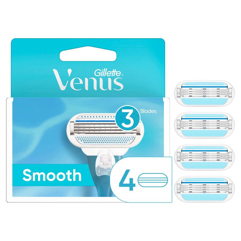 Venus Smooth Women's Razor Blade Refills - 4ct, 1 of 10
