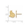 Black Bow Jewelry 10k Yellow Gold Ottawa Senators NHL Stud Earrings - 2 of 3