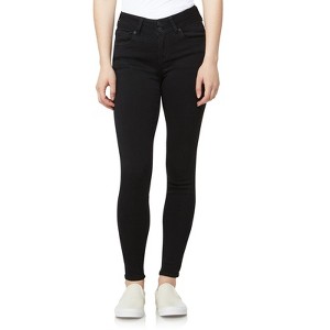 WallFlower Women's Ultra Skinny Mid-Rise Insta Soft Juniors Jeans (Standard and Plus) - 1 of 4