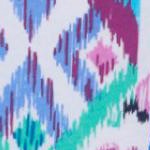 white multi batik
