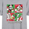 Women's - Disney - Holidays Oversized Graphic T-Shirt - 2 of 4