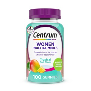 Centrum Women's Multivitamin Gummies - Tropical Fruit - 100ct - 1 of 4