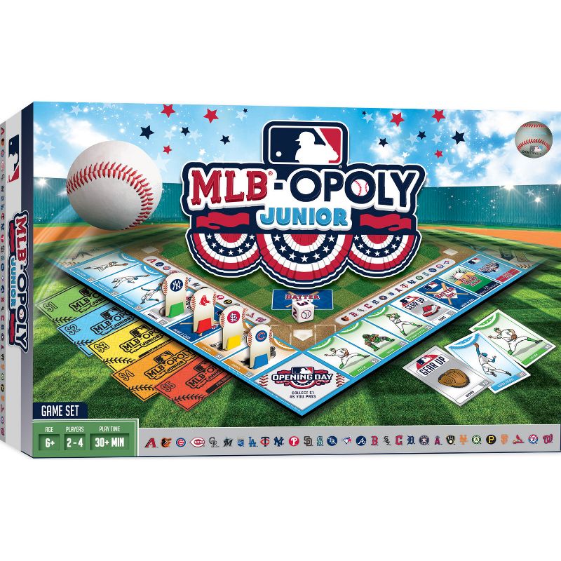 MasterPieces Opoly Kids & Family Board Games - MLB League Opoly Junior, 2 of 6