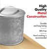 Amici Home Newport Collection Galvanized Metal Storage Canister, Food Safe - 3 of 4
