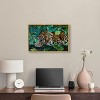 Art Remedy Jaguar Nap Tropical Jungle Animals Wall Art Framed - 2 of 4