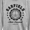Boys' - Garfield - Varsity Seal Long Sleeve Graphic T-Shirt - 2 of 4