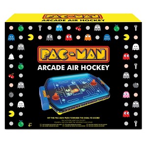 Pac-Man: Arcade Air Hockey - Premium Series, Glow-In-The-Dark Tabletop Game, Motorized Air Cushion, Neon Colors, Licensed, Adults & Kids 6+, 2 Players - 1 of 4