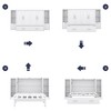 YOOCOZZ  Murphy Bed with Drawers, Shelves  and USB Ports - 3 of 4