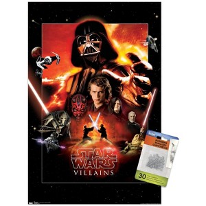 Trends International Star Wars: Saga - VIllains Unframed Wall Poster Prints - 1 of 4