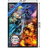 Trends International Demon Slayer - Key Visual 2 Framed Wall Poster Prints - 3 of 4