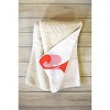Emanuela Carratoni Dear Santa I tried Fleece Throw Blanket -Deny Designs - 2 of 2