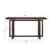 Modern 59'' Narrow Console Table with MDF Top,Space-Saving Sofa Table for Entryway or Behind Sofa-The Pop Home - 4 of 4