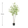 TROPOW Decorative Artificial Banyan Tree For Interior, Artificial Maple In Pot As Living Decor, Artificial Plant For Indoor And Outdoor - 4 of 4