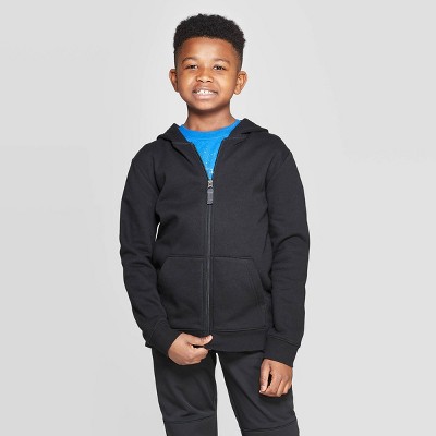 boys black hooded sweatshirt