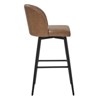 Spruce&Spring Swivel Barstool with Metal Legs Set - 4 of 4