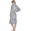 Casual Nights Women's Fleece Long Sleeve Plush Robe - 4 of 4