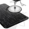 Saloniture 3 ft. x 5 ft. Salon & Barber Shop Chair Anti-Fatigue Floor Mat -Black Rectangle - 3 of 4