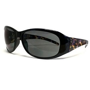 Calabria 645SB Ladies Oversized Bi-Focal Reading Sunglasses in Black/Smoke Grey +2.00-(Frame Width: 140mm|Lens Height: 49mm|Lens Width: 60mm) - 1 of 2