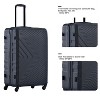 Whisen 3-Piece Set(20/24/28 in.) Hardshell Spinner Suitcase Luggage Sets with TSA Lock  and Two Hooks - 3 of 4