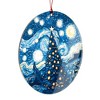 Starry Night Christmas Ornaments 2025, Star Ornament for Hanging Xmas Tree Decorations - 3 of 4