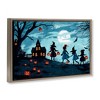 Stupell Industries Witch Trick Or Treaters Floating Frame Canvas Art - 2 of 4