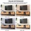 XIYUYEU Modern Wide TV Stand with 3 Door Storage Cabinets,Simple Entertainment Console Tabe for TV - 4 of 4