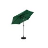 KWPZQEB 9' Outdoor Patio Umbrella, Outdoor Table Umbrella, Yard Umbrella with 6 Sturdy Ribs, Push Button Tilt and Crank (Base Not Included) - 2 of 4