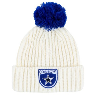 white dallas cowboys beanie