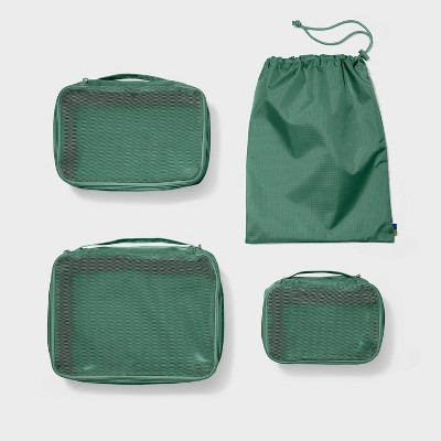 4pc Packing Cube Set - Open Story™ Green