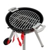 Topteng BBQ Grill Kitchen Cooking Interactive Sizzle Light Pretend Food Toys For Kid - 3 of 4