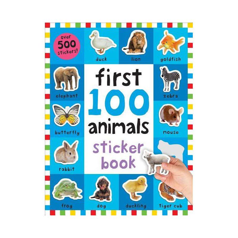 First 100 Stickers: Animals - by  Roger Priddy (Paperback), 1 of 2